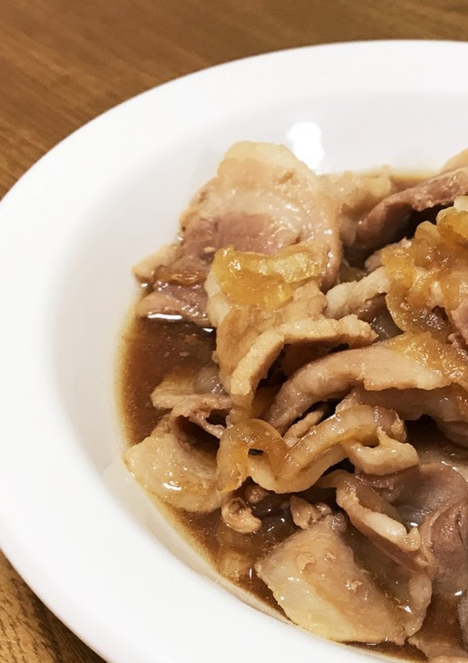 豚バラと玉ねぎの生姜焼き-レシピのメイン写真