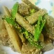 ごぼうとこんにゃくの すりごま和え