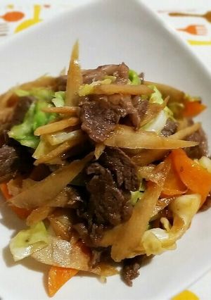 牛肉の野菜炒め-レシピのメイン写真