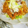 簡単!豚こまと春キャベツのゴマ味噌かけ
