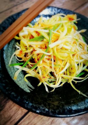 ５分で簡単！長ネギの豆板醤和え-レシピのメイン写真