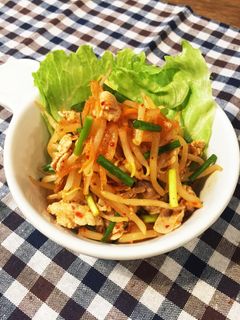 炒めないヘルシー豚モヤキムチ〜♪-レシピのメイン写真