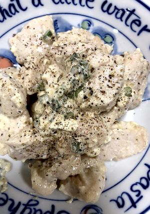 胸肉のクリームチーズ和え-レシピのメイン写真