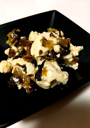 【簡単ヘルシー】高菜と豆腐のピリ辛炒め-レシピのメイン写真