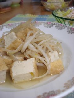 早くて簡単!厚揚げもやし煮-レシピのメイン写真