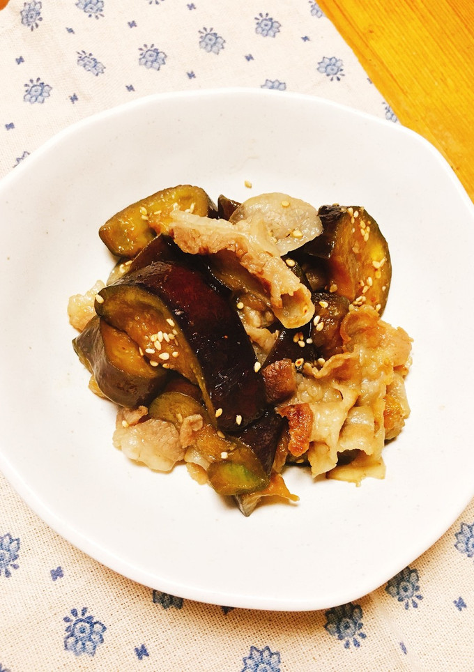 豚肉とナスの甘辛炒め-レシピのメイン写真