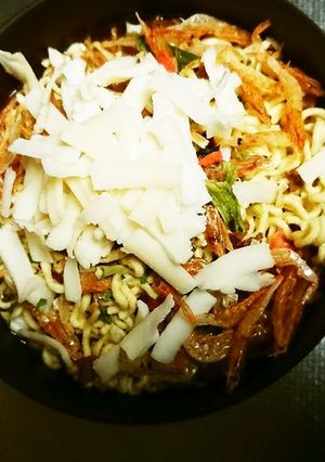 辛ラーメンでもんじゃ-レシピのメイン写真