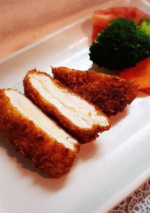 簡単♡鶏のささみチーズカツ♡-レシピのメイン写真