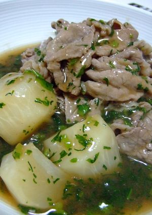 かぶと牛肉のとろ～りあんかけ-レシピのメイン写真