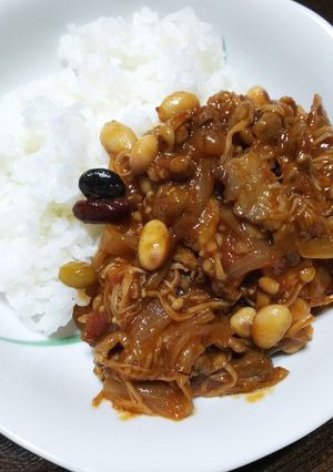 ＢＢＱや焼肉の余った材料でハヤシライス♡-レシピのメイン写真