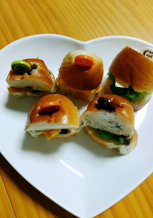 ✨超熟ロールプチバーガーサンド✨-レシピのメイン写真