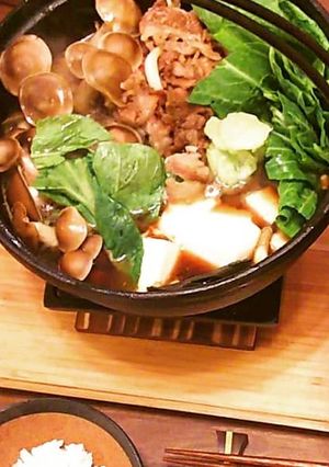 京野菜の簡単すきやき（具材は自由♪）-レシピのメイン写真