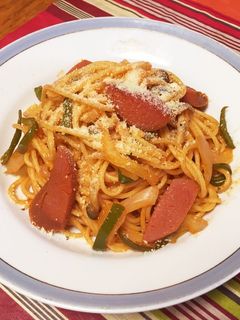 チーズナポリタン-レシピのメイン写真