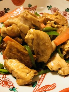 鶏肉と厚揚げの中華みそ炒め-レシピのメイン写真