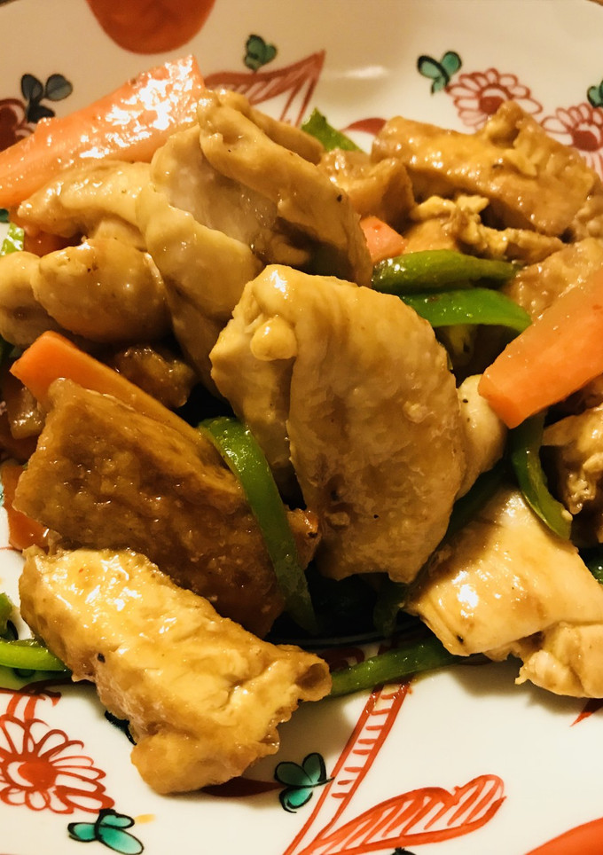鶏肉と厚揚げの中華みそ炒め-レシピのメイン写真