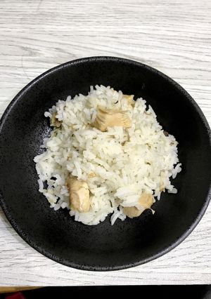 焼き鳥缶で鶏飯風アジアン炊き込みご飯-レシピのメイン写真