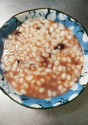 簡単ヘルシー☆レンジでもち麦ぜんざい-レシピのメイン写真