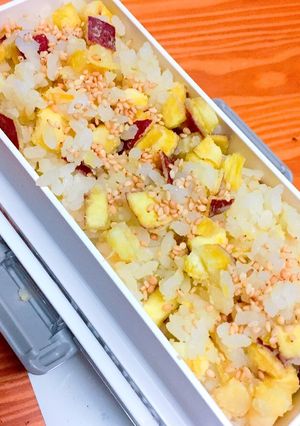 レンジで簡単☆さつまいもご飯-レシピのメイン写真