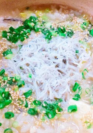 塩味の白菜鍋のシメにシラス雑炊。朝食にも-レシピのメイン写真