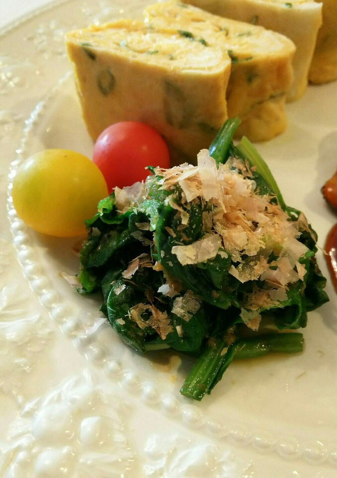 お弁当用 ほうれん草のおかか和え(定番)-レシピのメイン写真