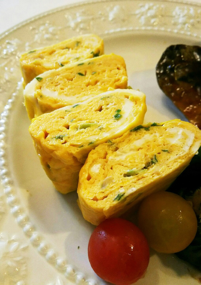 お弁当用 玉子焼き(ネギとめんつゆ)-レシピのメイン写真