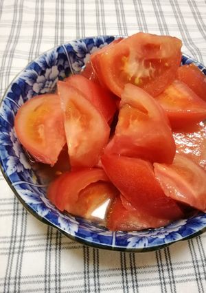 やみつき!トマトサラダ-レシピのメイン写真