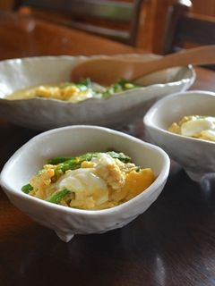 *絹さやの卵とじ*-レシピのメイン写真