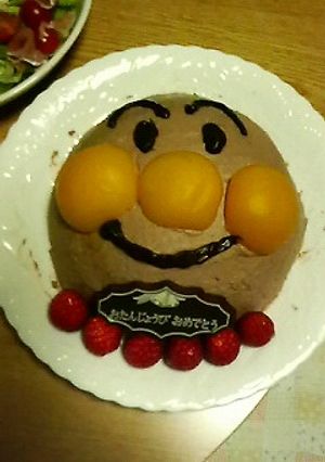 大好き！！アンパンマンのケーキ-レシピのメイン写真