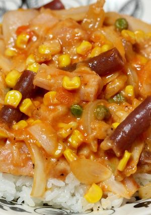 ピザ風ご飯-レシピのメイン写真