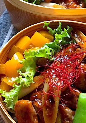 黄パプリカチーズカレー炒め*お弁当に-レシピのメイン写真