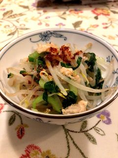 もやしと青梗菜のピリ辛和え-レシピのメイン写真
