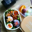 キャラ弁 2色の鯉のぼりおにぎり弁当