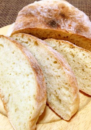 簡単パン作り☆ほんのり甘いこねないパン-レシピのメイン写真