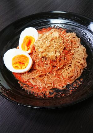 豆乳でまろやか♪担々麺風ふるる冷麺-レシピのメイン写真