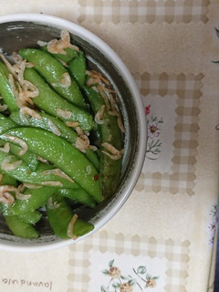 スナップえんどうのエビ炒め-レシピのメイン写真