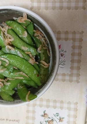 スナップえんどうのエビ炒め-レシピのメイン写真