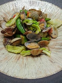 あたた生だしで春野菜とアサリの炒め物-レシピのメイン写真