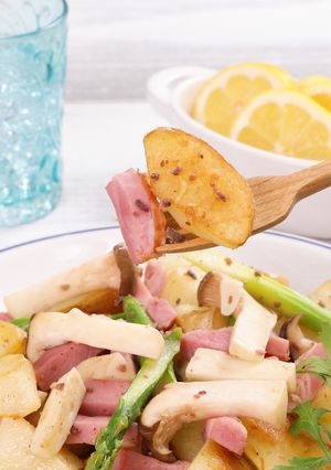 じゃがいもとアスパラのイタリアン炒め♪-レシピのメイン写真
