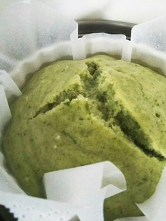 米粉入りモッチリ蒸しパン(ヨモギ)-レシピのメイン写真