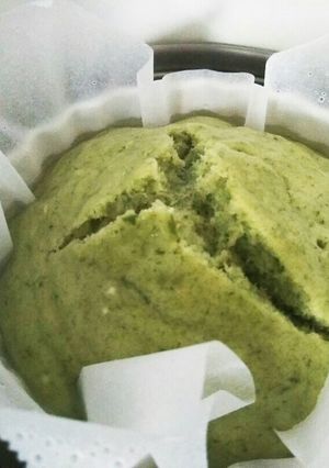 米粉入りモッチリ蒸しパン(ヨモギ)-レシピのメイン写真