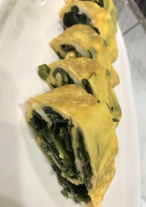 糖質制限☆たっぷりワカメの卵焼き-レシピのメイン写真
