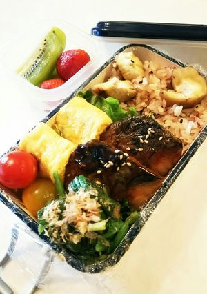 お弁当(5/9) ★塩鯖の照り焼き弁当★-レシピのメイン写真