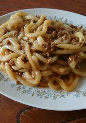 汁なし坦々うどん！！-レシピのメイン写真