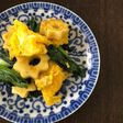 ちくわぶと小松菜のカレー粉炒め