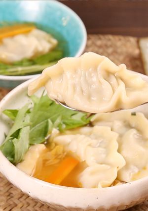 具だくさん♪野菜たっぷりもちもち水餃子-レシピのメイン写真