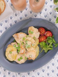 鶏肉ソテーのマスタードクリームソース-レシピのメイン写真