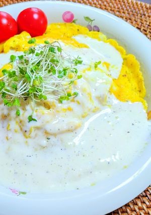 ふわとろオムキャベツ-レシピのメイン写真