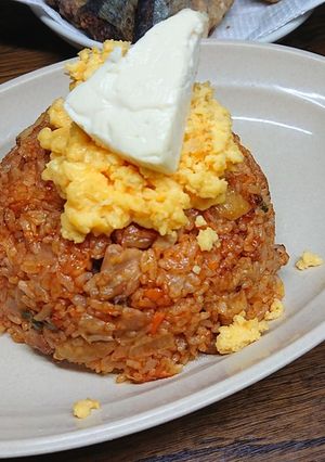 とろーり卵のチーズチキンオムライス-レシピのメイン写真
