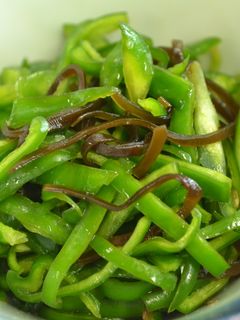 ピーマンと塩昆布の和えもの-レシピのメイン写真