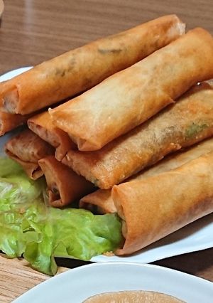 家にある材料で☆意外と簡単な手作り春巻♪-レシピのメイン写真